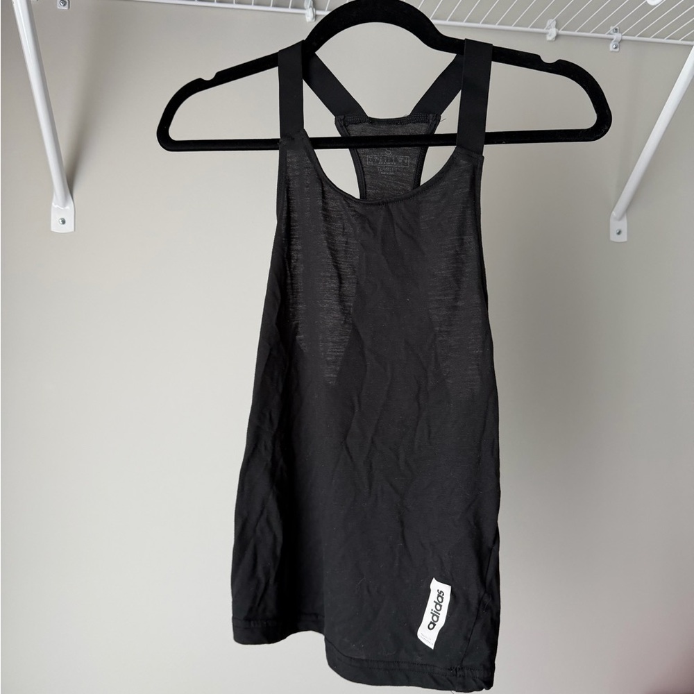 Adidas Sleek Black Women's Tank Top